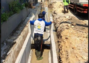 Revitalisasi Trotoar, Dipasang U-ditch di 5 Titik Jalan Protokol Bojonegoro